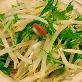 もやしと水菜の梅和え